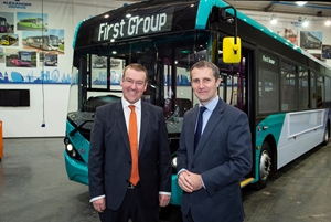 First Glasgow low emission bus